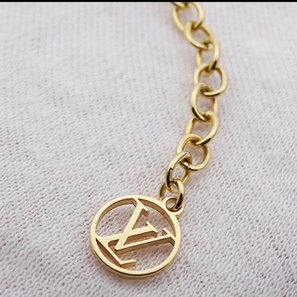 Louis Vuitton Gold Tone LV & ME Letter Y Charm Necklace - Picture 8 of 13